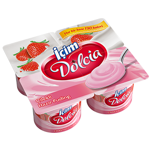 İçim Dolcia Çilekli Puding 4*110gr