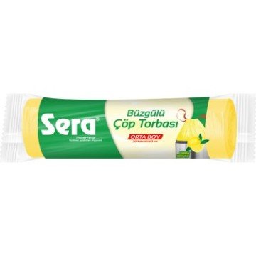 Sera Büzgülü Çöp Torbası Orta Boy 20li