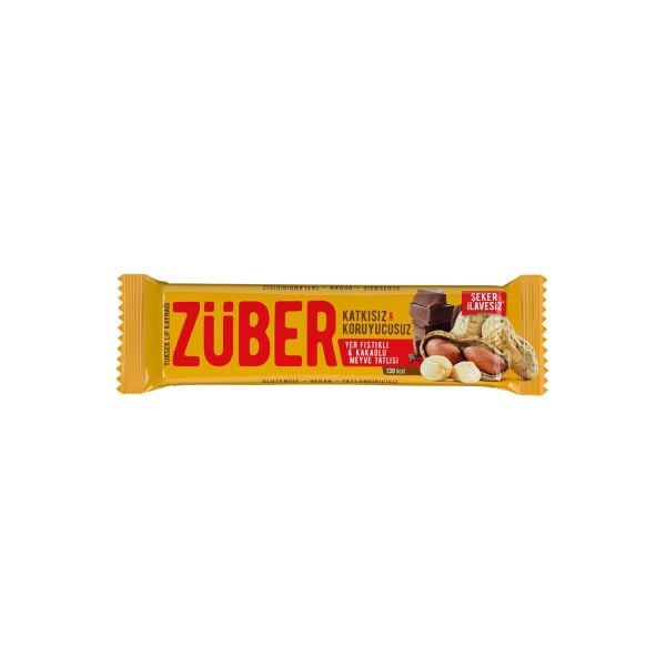 Züber Yer Fıstıklı Kakaolu Meyve Bar 40gr