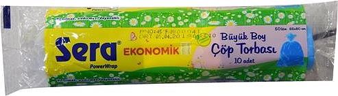 Sera Ekonomik Çöp Torbası Büyük Boy 10lu