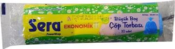 Sera Ekonomik Çöp Torbası Büyük Boy 10lu