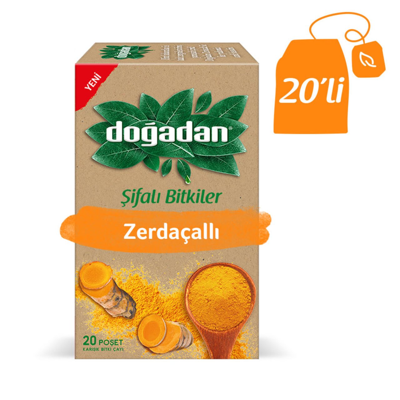 Doğadan Geleneksel Bitkiler Zerdaçallı 20li