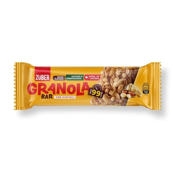 Züber Granola Yer Fıstıklı Bar 25gr