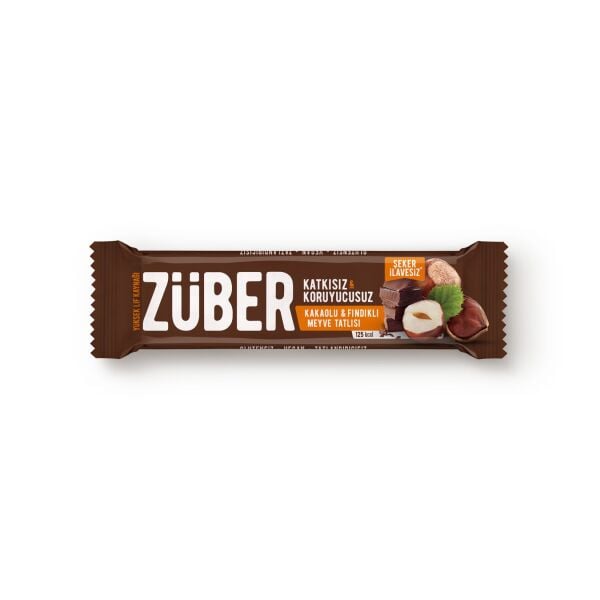 Züber Kakaolu Fındıklı Meyve Bar 40gr