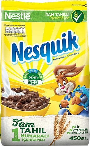 Nestle Nesquik Kakaolu Buğday ve Mısır Gevreği 450gr
