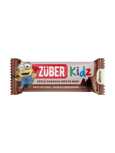 Züber Kidz Sütlü Kakaolu Meyve Barı 25gr