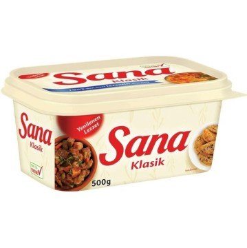 Sana Klasik Bitkisel Margarin Kase 500g