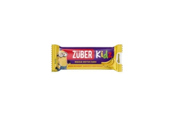 Züber Kidz Muzlu Kakaolu Meyve Barı 25gr