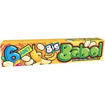 Big Babol Muz Aromalı 25gr 6lı