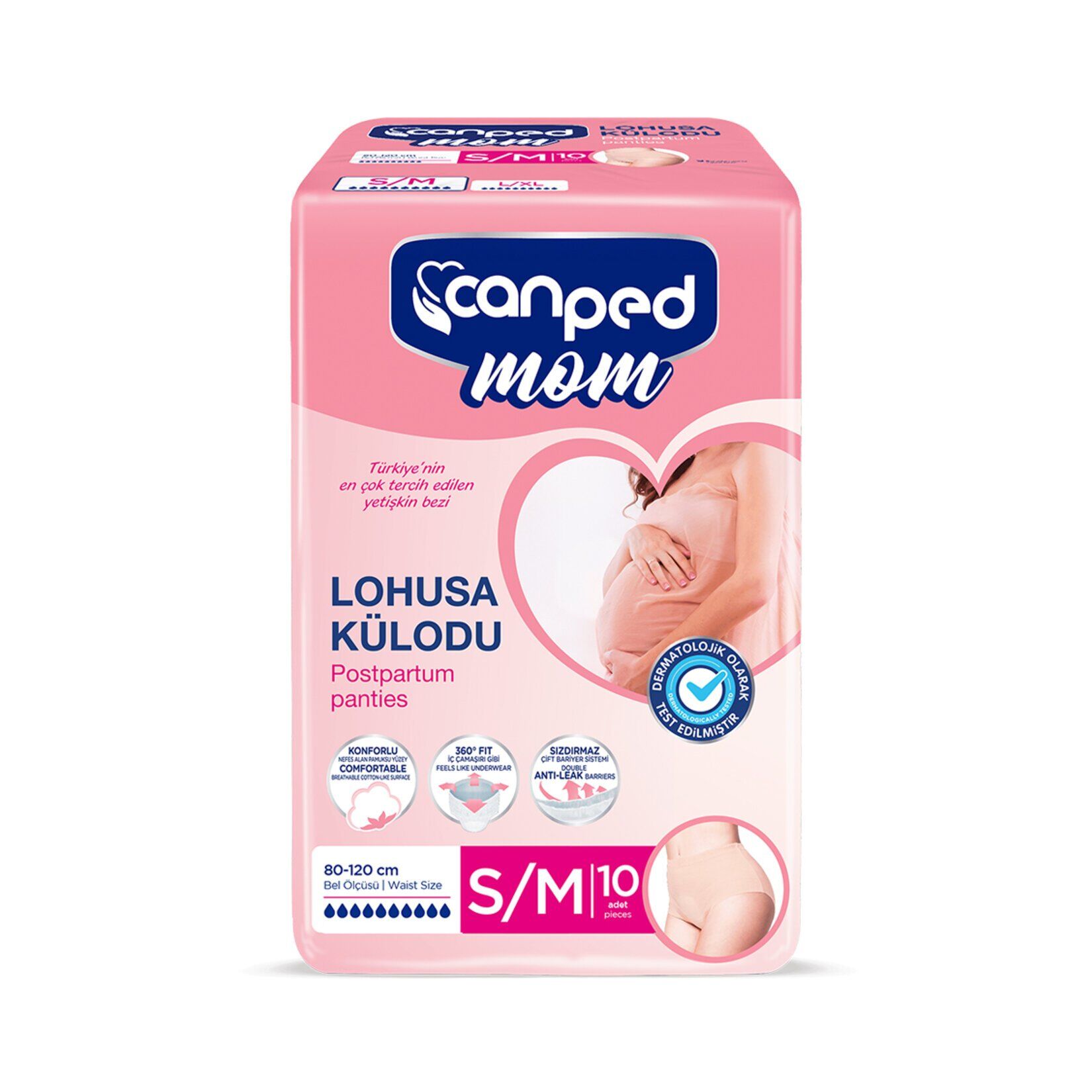 Canped Mom Lohusa Külodu S/M 10 Adet