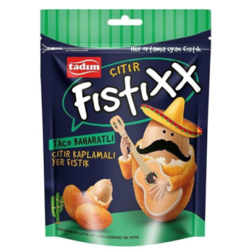Tadım Fıstıxx Taco Baharatlı Çıtır Kaplamalı Yer Fıstığı 140gr