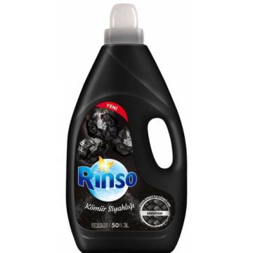 Rinso Sıvı Deterjan Kömür Siyahlığı 3000ml