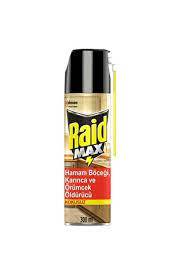 Raid Max Hamam Böceği, Karınca ve Örümcek Öldürücü Kokusuz 300ml