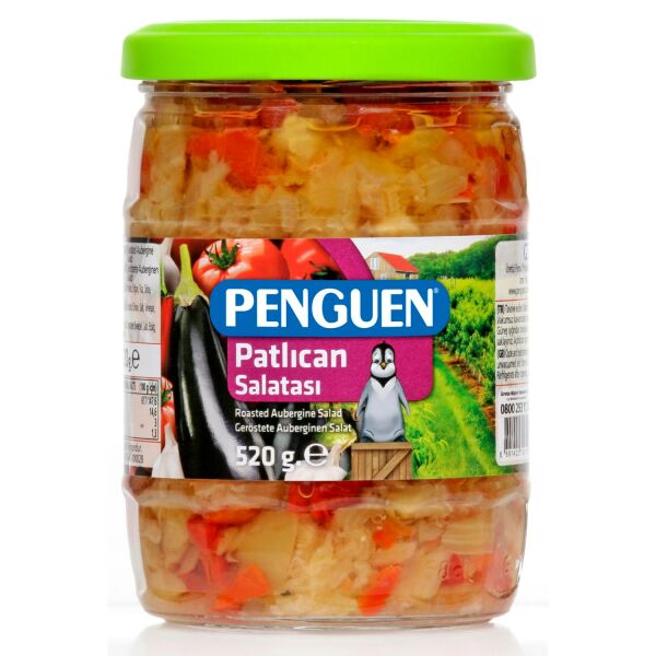 Penguen Patlıcan Salatası 520gr cam