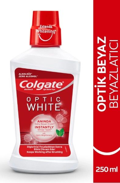 Colgate Optıc Whıte Ağız Bakım Suyu 250ml