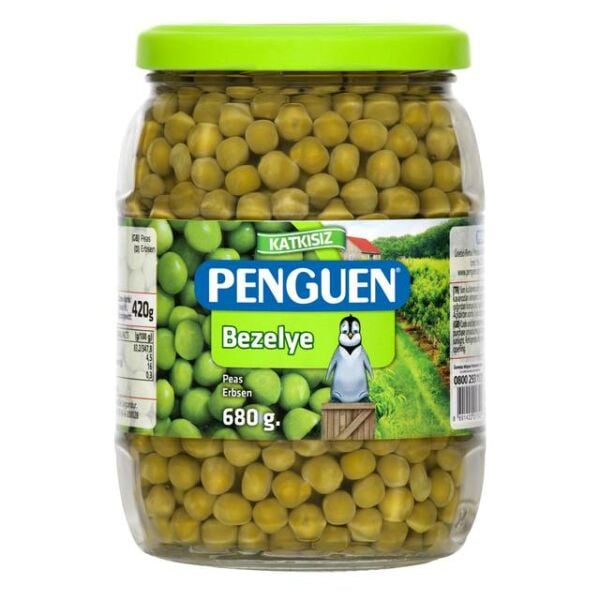 Penguen Bezelye 680gr cam