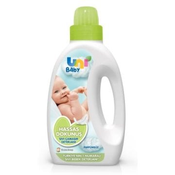Uni Baby HAssas Dokunuş Sıvı Çamaşır Deterjanı Parfümsüz 1500ml