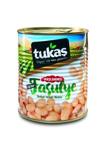 Tukaş Haşlanmış Fasulye 800gr
