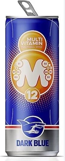 Dark Blue Energy Drink Multi Vitamin M12 250ml