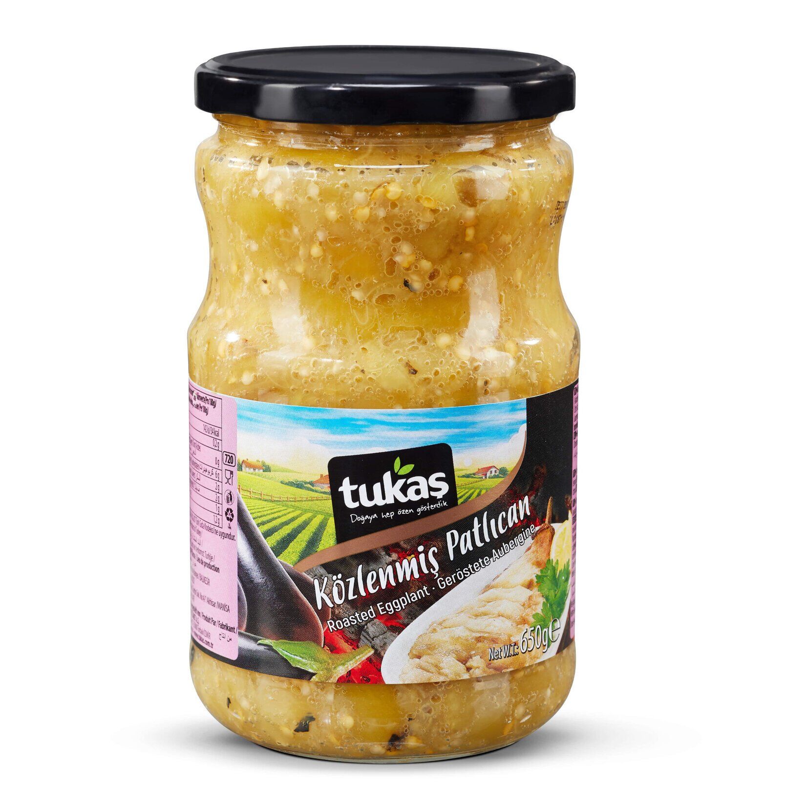 Tukaş Közlenmiş Patlıcan 650gr