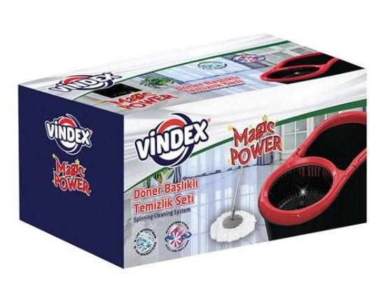 Vindex Magic Power Döner Başlıklı Temizlik Seti
