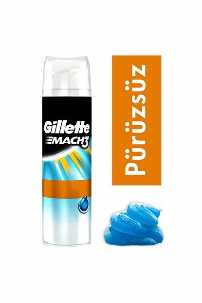 Gillette Mach3 Tıraş Jeli Pürüzsüz 200ml