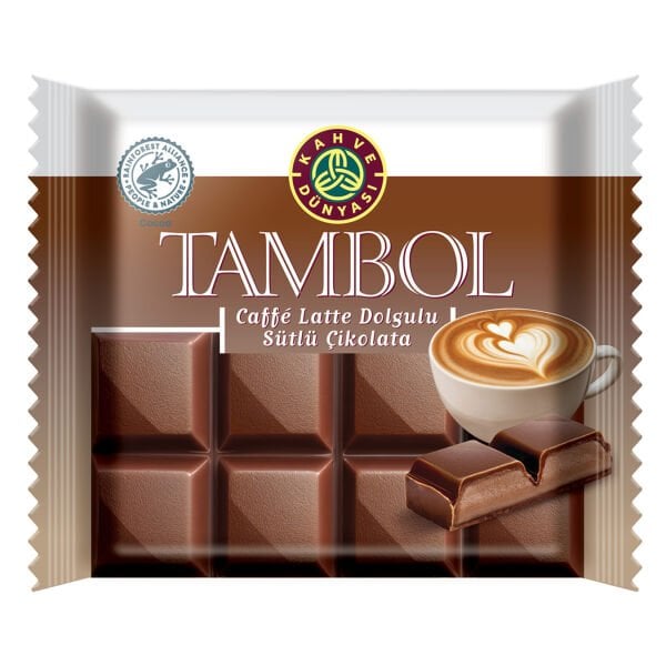 Kahve Dünyası Tambol Caffe Latte Dolgulu Sütlü Çikolata 100gr