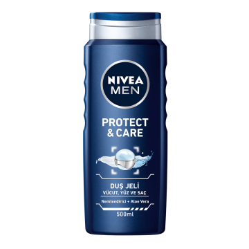 Nivea Men Şampuan ve Duş Jeli Protect&Care 500ml
