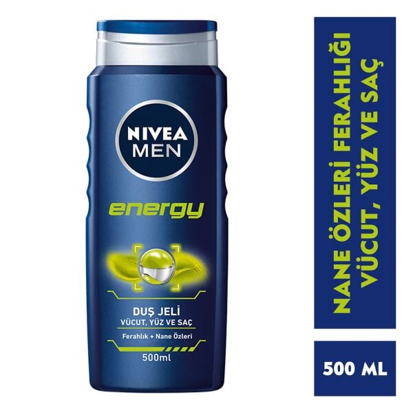 Nivea Men Şampuan ve Duş Jeli Energy 500ml