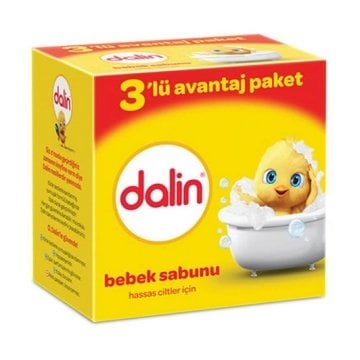Dalin Bebek Sabunu Hassas Ciltler 3x100gr