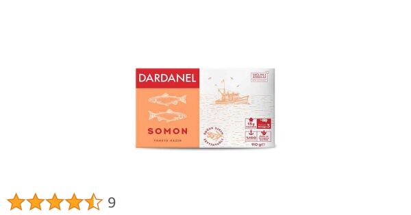 Dardanel Soğuk Sıkım Zeytinyağlı Somon Balığı 110gr