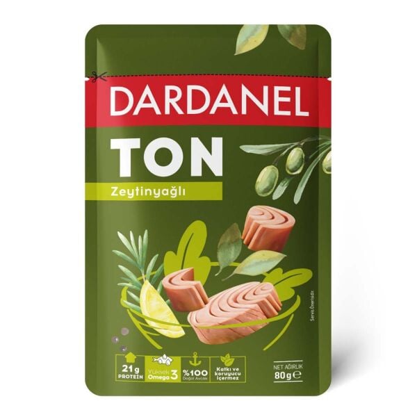 Dardanel Zeytinyağlı Poşet Ton Balığı 80gr