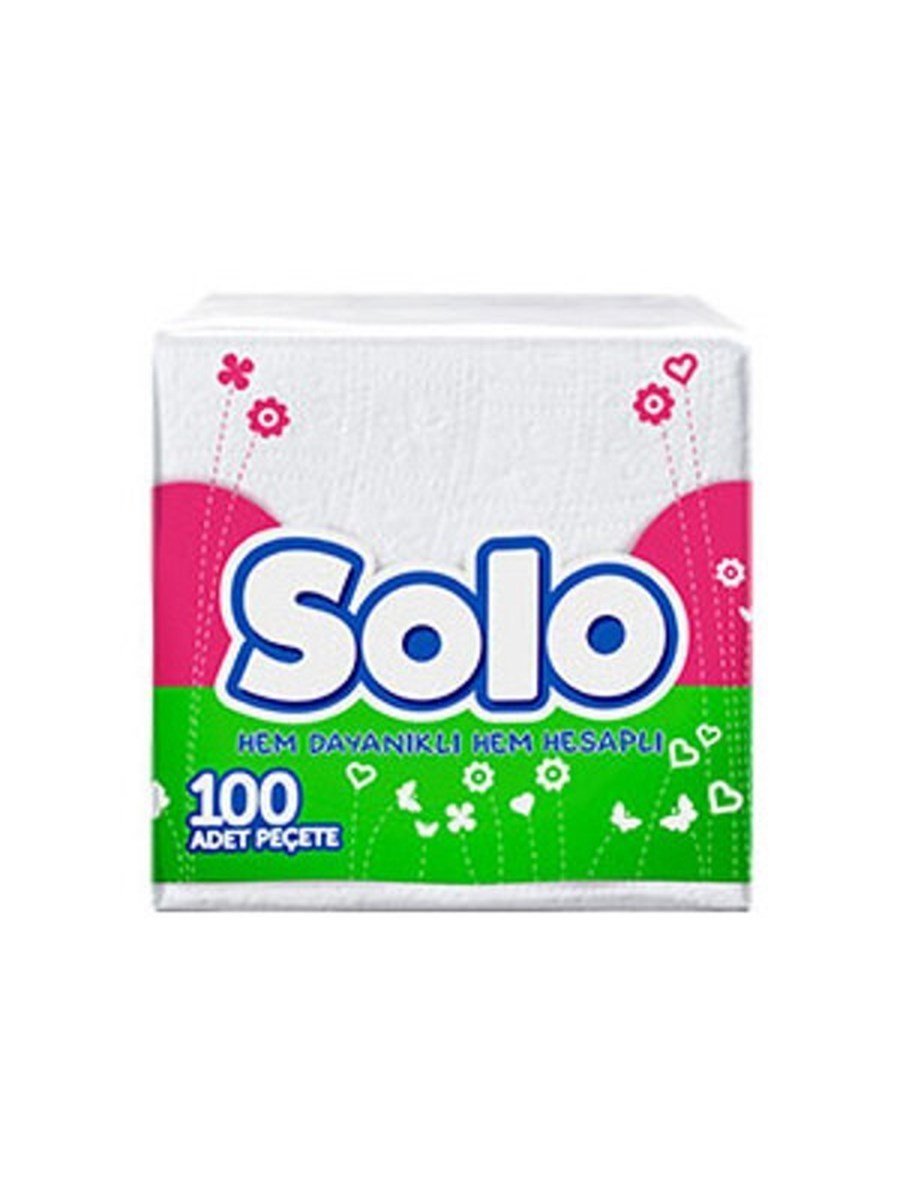 Solo Süper Peçete Beyaz 100lü