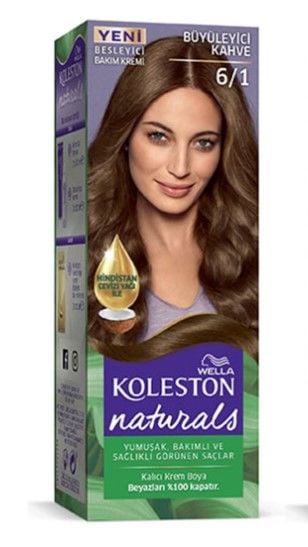 Koleston Naturals Krem Boya Büyüleyici Kahve Set Saç Boyası 6/1