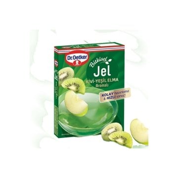Dr. Oetker Bitkisel Jel Kivi-Yeşil Elma Aromalı 100gr