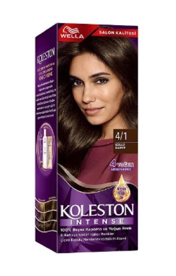 Koleston Intense Krem Boya Küllü Kahve Set Saç Boyası 4/1
