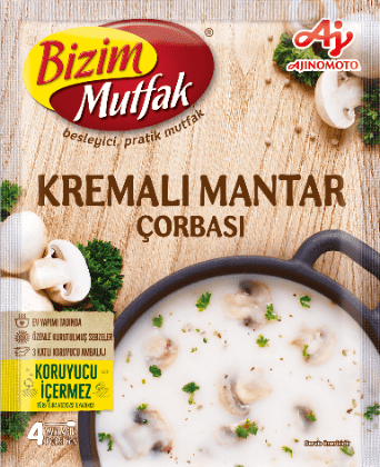 Bizim Mutfak Kremalı Mantar Çorbası 4 Kişilik