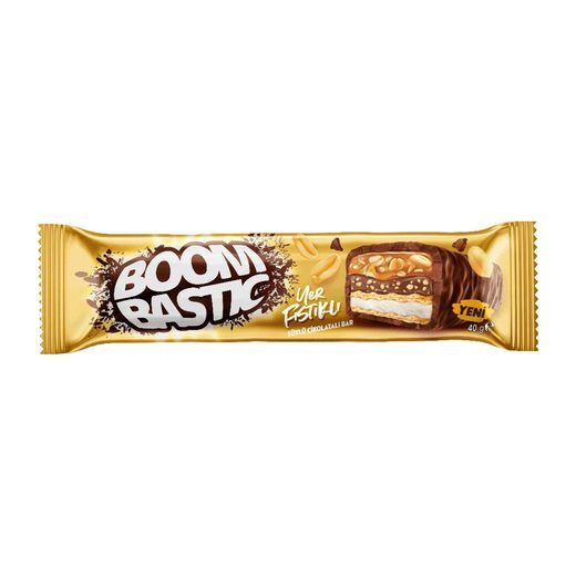 Şölen Boom Bastik Yer Fıstıklı Bar Gofret 40gr