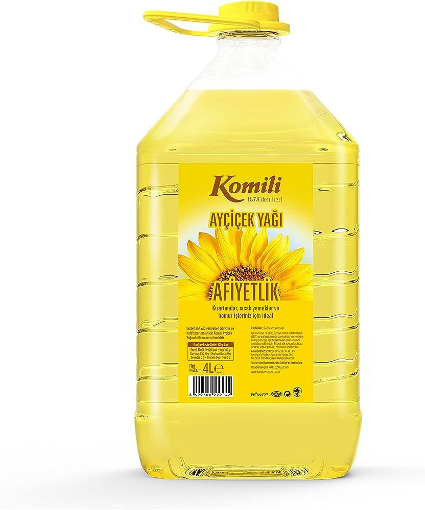 Komili Ayçiçek Yağı 4000ml pet