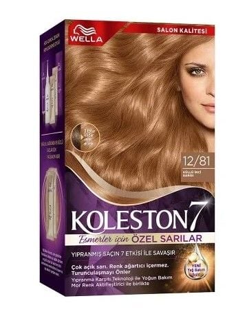 Koleston Krem Boya Küllü İnci Sarı Set Saç Boyası 12/81