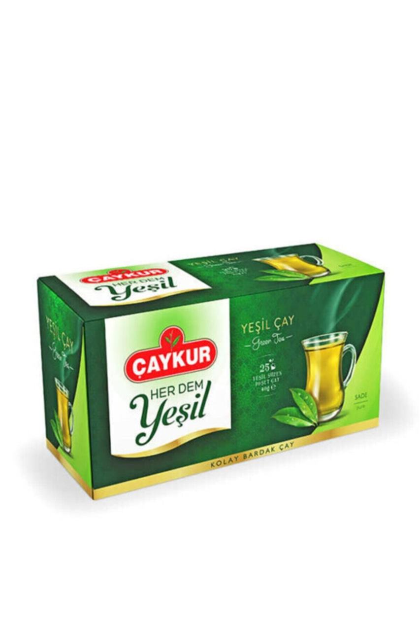 Çaykur Her Dem Yeşil Çay Bardak Poşet 25li