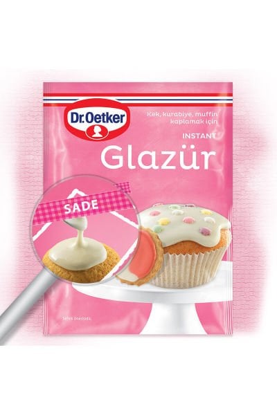Dr. Oetker Instant Glazür Sade 85gr