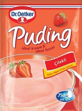 Dr. Oetker Puding Çilekli 120gr