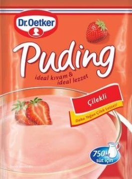 Dr. Oetker Puding Çilekli 120gr