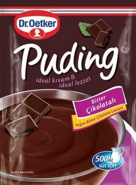Dr. Oetker Puding Bitter Çikolatalı 111gr