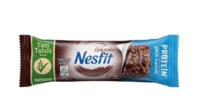 Nestle Nesfit Şeker İlavesiz Kakaolu Tam Tahıllı Bar 22,5gr