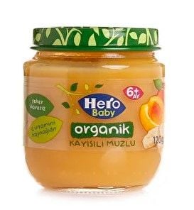 Hero Baby Kavanoz Mama Kayısılı Muzlu 120gr