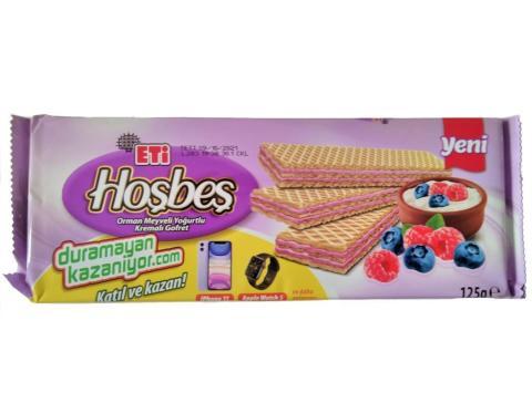 Eti Hoşbeş Orman Meyveli Yoğurtlu Kremalı Gofret 120gr
