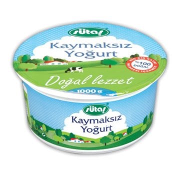 Sütaş Kaymaksız Yoğurt 1000gr