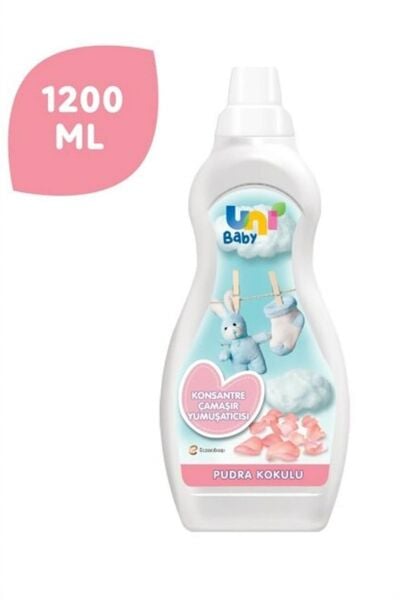 Uni Baby Konsantre Çamaşır Çamaşır Yumuşatıcısı Pudra Kokulu 1200ml